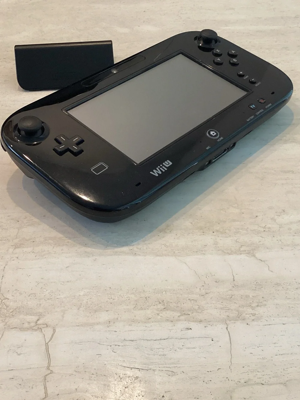 Nintendo Wii U GamePad Controller Model WUP-010 USA Black Replacement Tested